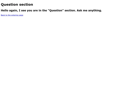 Questionsection screenshot