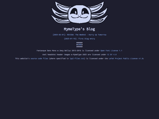 blog screenshot