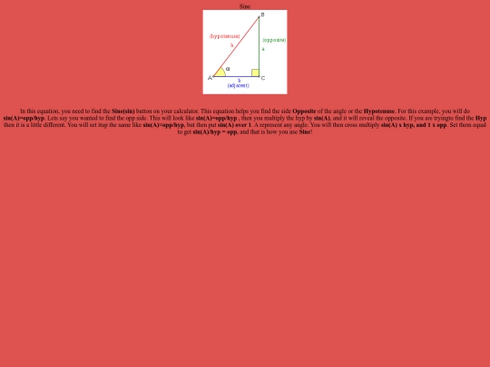 Sine screenshot