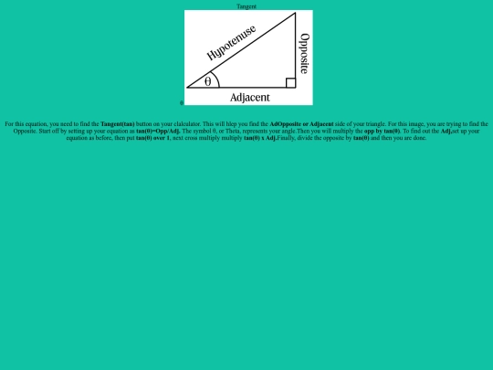 Tangent screenshot