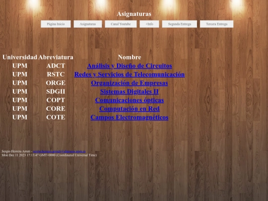 Asignaturas screenshot
