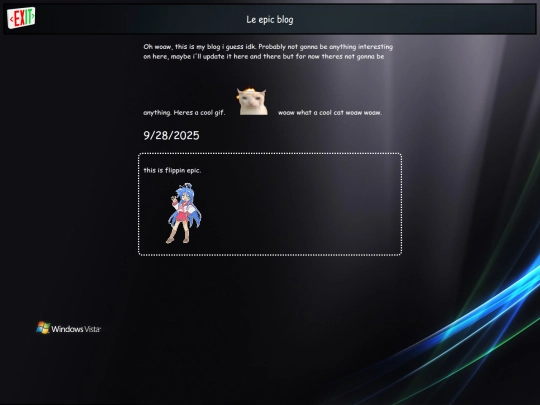 blog screenshot