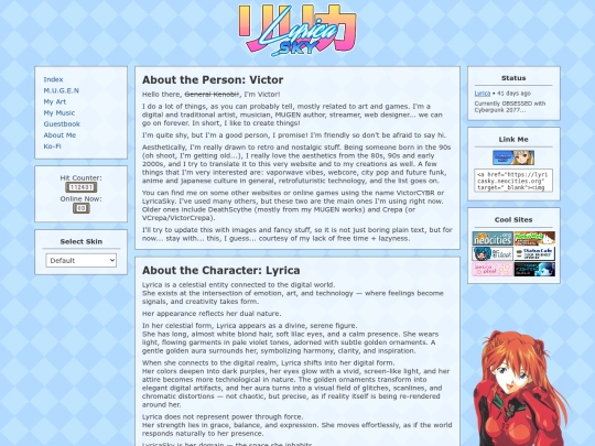 aboutme screenshot