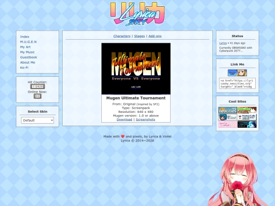 mugen/add-ons screenshot