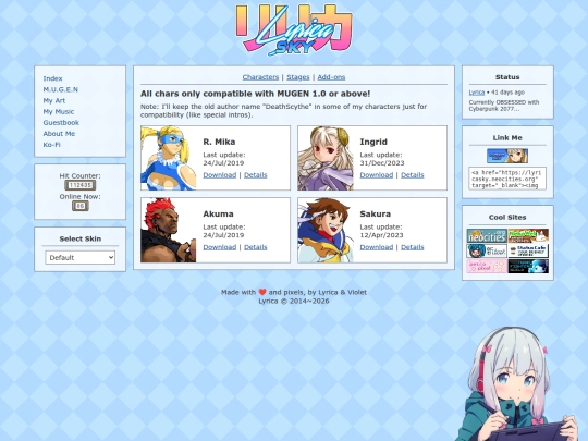 mugen/chars screenshot