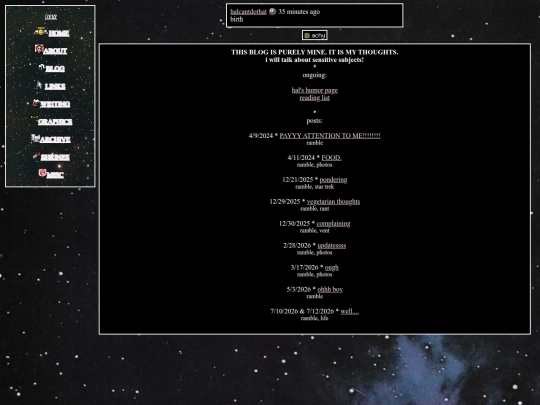 blog screenshot