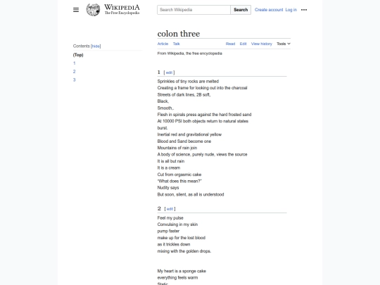 writingpages/colonthree screenshot