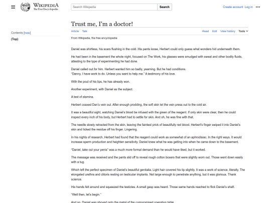 writingpages/trustme screenshot