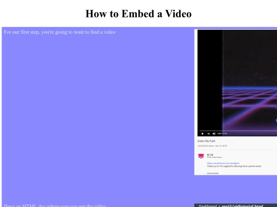 proj2/vidtutorial screenshot