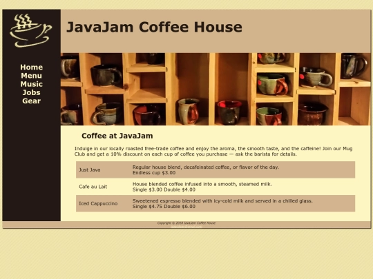 screenaddict/public_html/javajam/ch12/menu screenshot