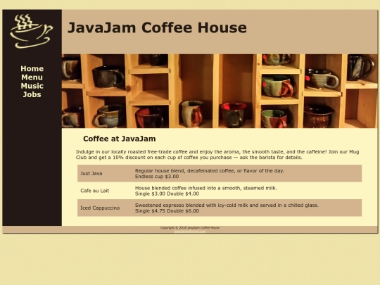 screenaddict/public_html/javajam/ch9/menu screenshot