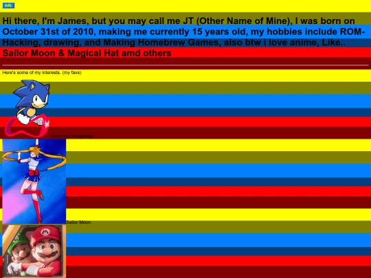 info screenshot