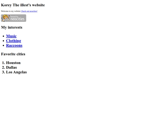 index screenshot