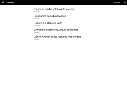 crosswise screenshot