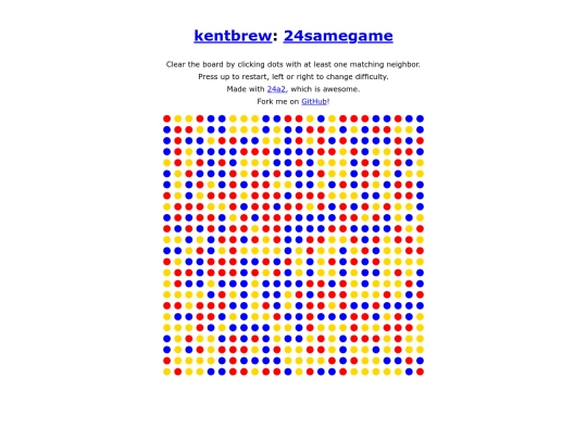 samegame screenshot