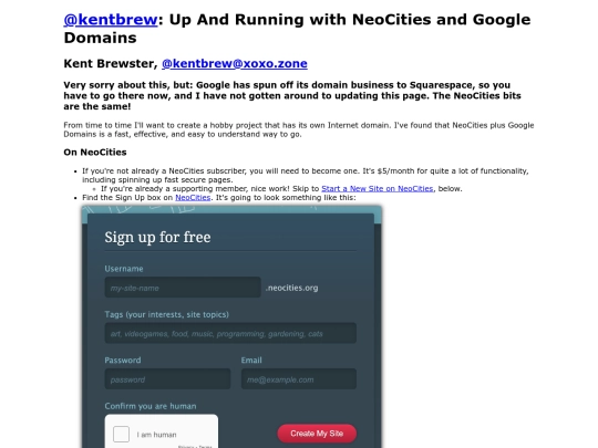 up-and-running-with-neocities-and-google-domains screenshot