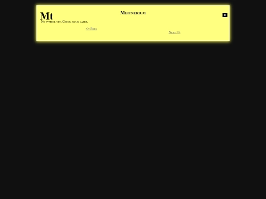alchperiodictable/109 screenshot