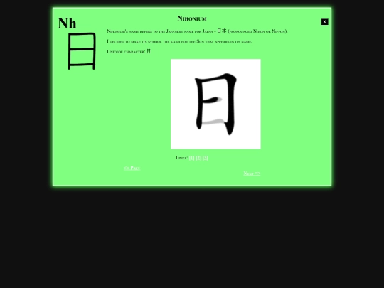 alchperiodictable/113 screenshot
