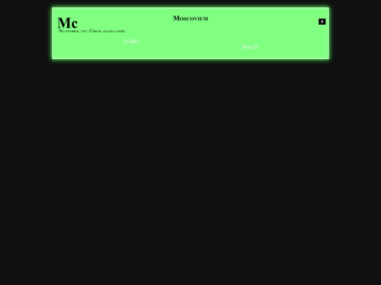 alchperiodictable/115 screenshot