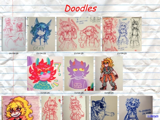 art/doodles screenshot