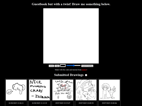 misc/guestbook screenshot