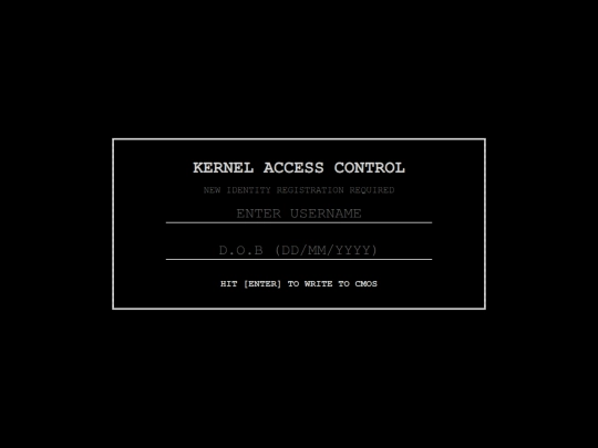 dos screenshot