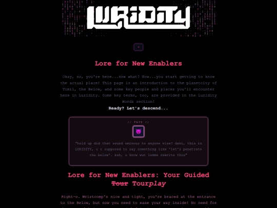 lore-for-new-enablers screenshot