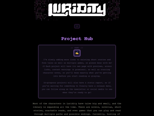project-hub screenshot