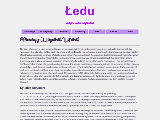 phonology screenshot