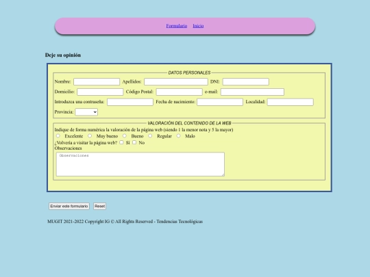 FormularioInma screenshot