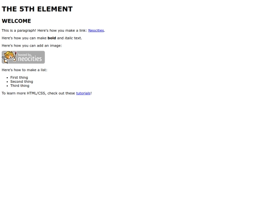 index screenshot