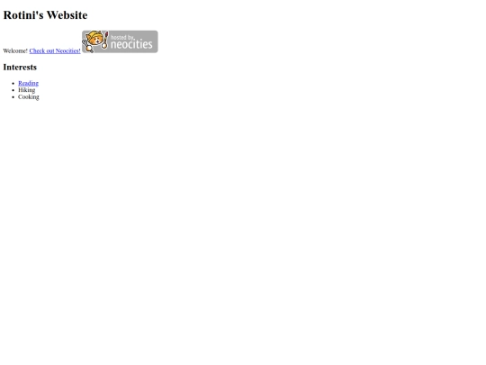 index screenshot