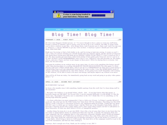 blog screenshot