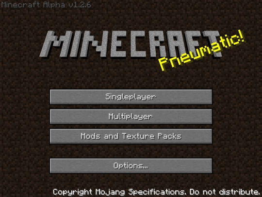 Minecraft 1.2.6 screenshot