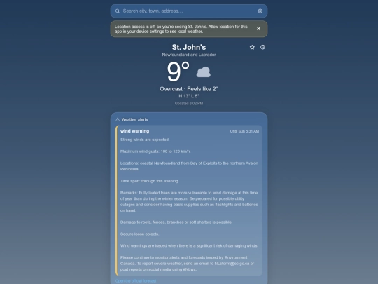 NLweatherX screenshot