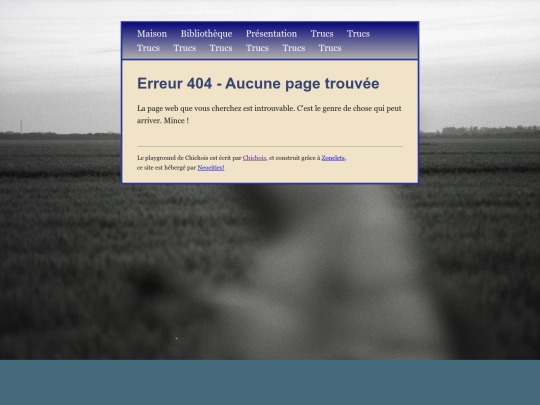 not_found screenshot
