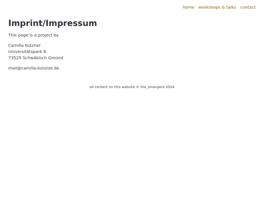 impressum screenshot