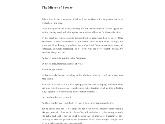 works/Mirror_Bronze screenshot