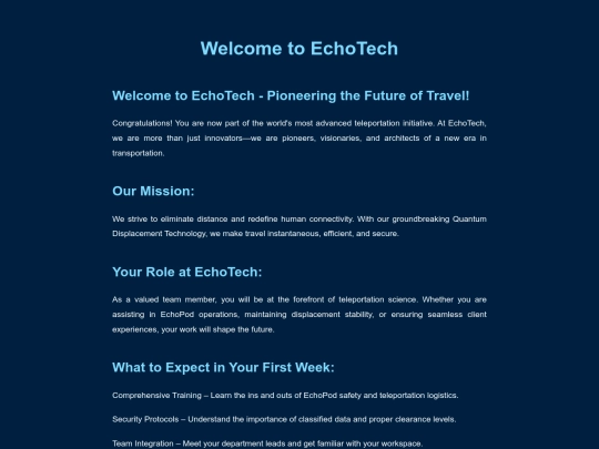 welcome screenshot