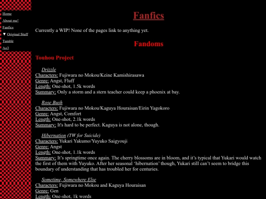fanfic screenshot