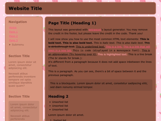 index screenshot