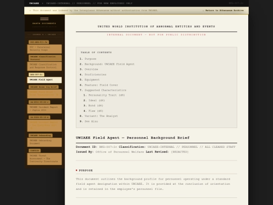 yggdrasil/earth-documents/uwiaee-field-agent screenshot