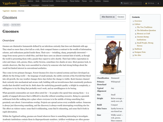 yggdrasil/species/gnomes screenshot