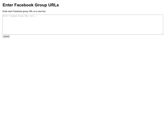 Facebook Group Data Fetcher screenshot