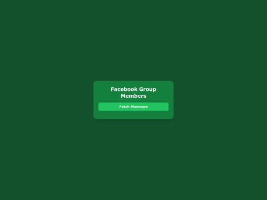Facebook Group Members screenshot