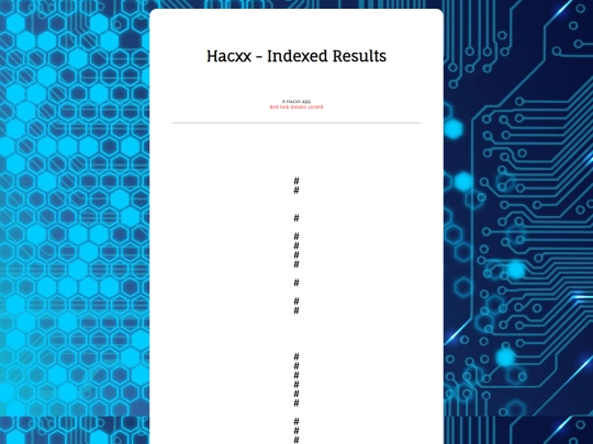 Hacxx - CSE Indexed Results With Signature 38 screenshot
