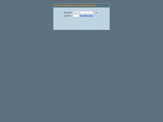 Hacxx Domain Keyword Dropify 2 (All gTLDs) screenshot