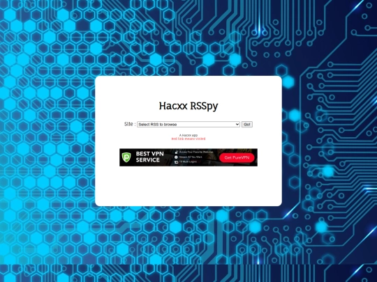 Hacxx RSSpy 61 screenshot