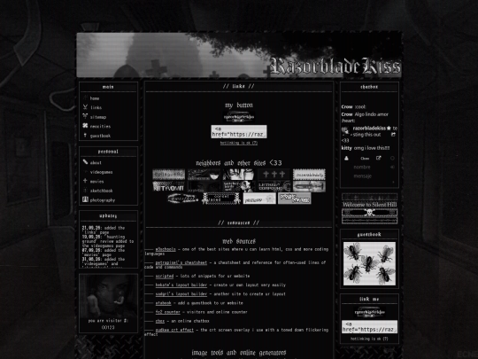 links screenshot