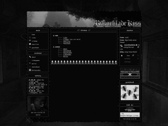sitemap screenshot